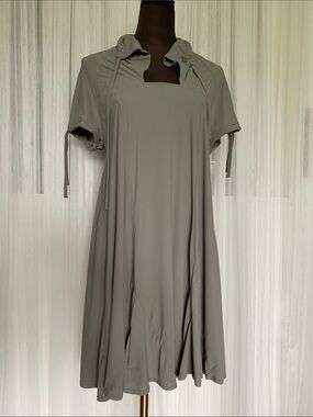 MC Planet Summer Lagenlook Knee Length Swing Dress Size 10